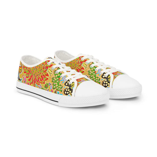 Colorful Women's Low Top Sneaker Boho Style